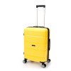 Чемодан TORBER В Отпуск, жёлтый, полипропилен, 40,5 х 25 х 62,5 см, 55 л