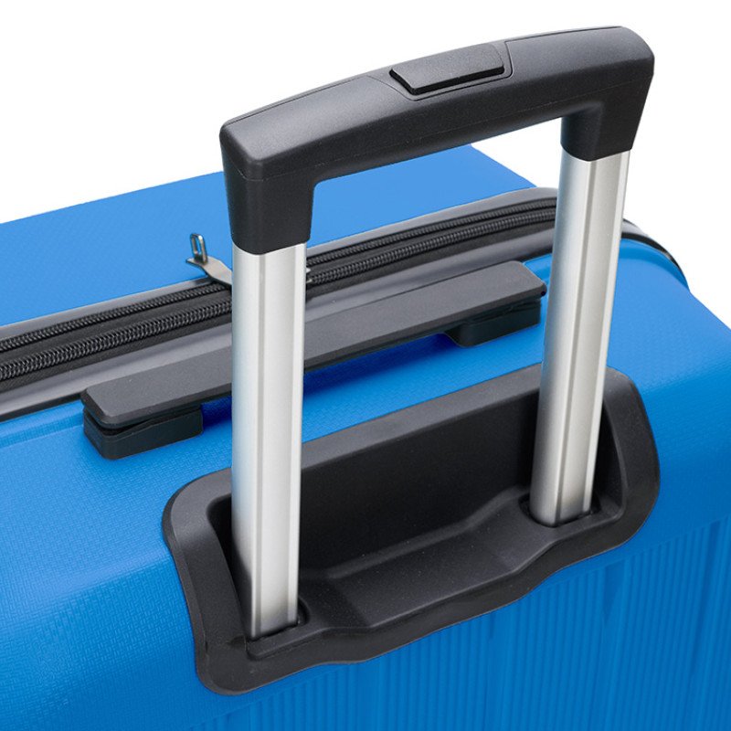 Чемодан TORBER В Отпуск, ярко-синий, полипропилен, 65,5 х 43,5 х 26 см, 62 л