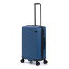Чемодан TORBER КАСПИЙ, тёмно-синий, ABS-пластик, 43 х 26 х 68 см, 64 л