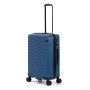 Чемодан TORBER КАСПИЙ, тёмно-синий, ABS-пластик, 43 х 26 х 68 см, 64 л