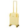 Чемодан TORBER В Отпуск, желтый, ABS-пластик, 36 х 22 х 55 см, 31 л, 2,4 кг