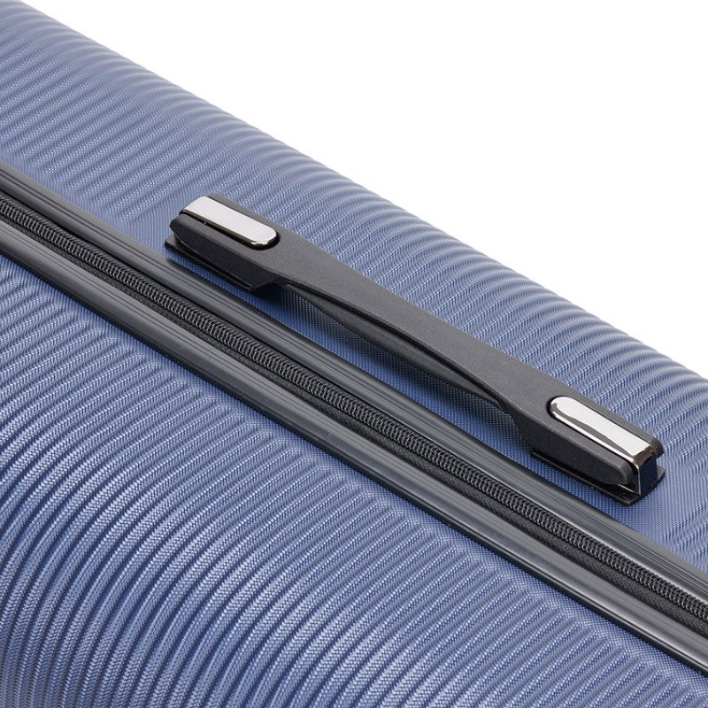 Чемодан TORBER ОНЕГА, синий, ABS-пластик, 79,5 х 51 х 29 см, 103 л