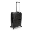 Чемодан TORBER НЕВО, чёрный, полипропилен, 45 х 26 х 66 см, 66 л