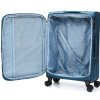 Чемодан TORBER ВИВИ, синий, полиэстер, 44 х 25 х 67 см, 63 л