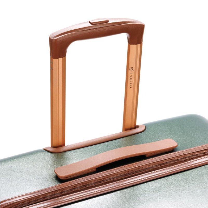 Чемодан BUGATTI АМЕЛИЯ | AMELIA, зеленый, поликарбонат / АБС-пластик, 50х29х76 см, 85 л