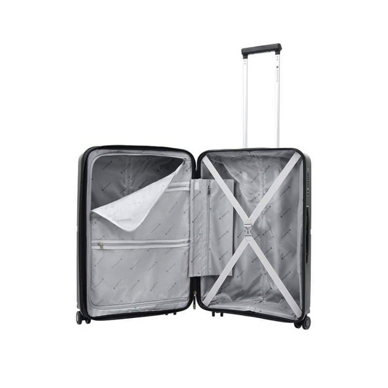 Чемодан 4-х колесный Magellan, SANTIAGO, 76л, черный