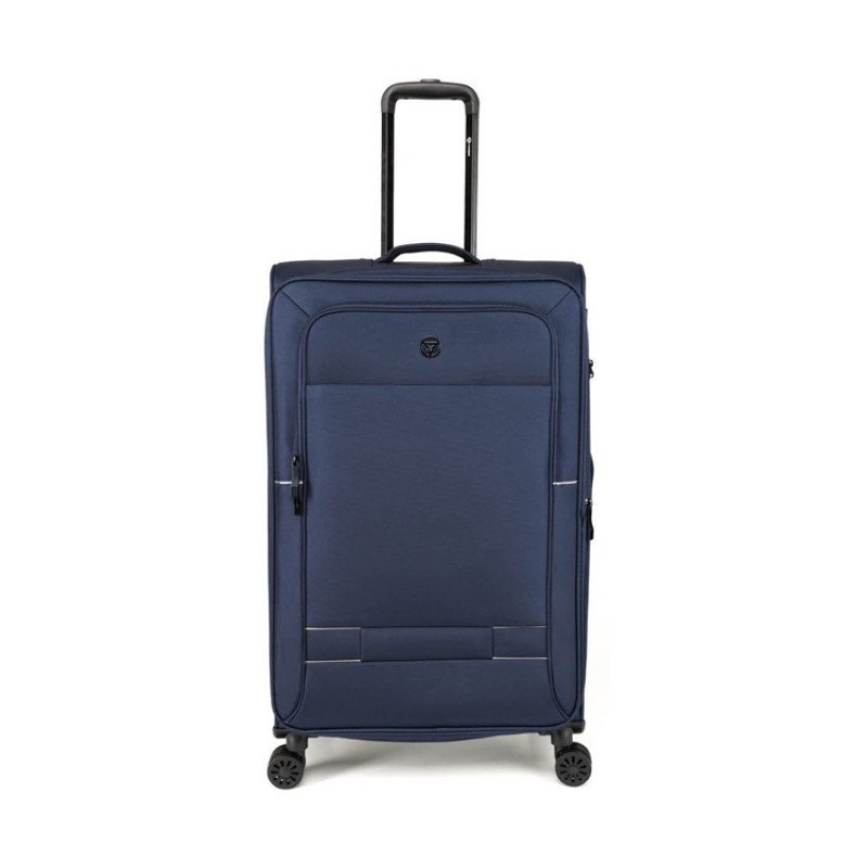 Чемодан TORBER БРОСНО, синий, нейлон 600D, 48 х 30 х 78 см, 85 л