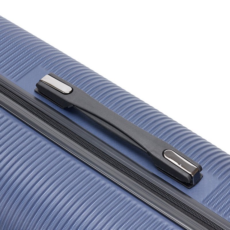 Чемодан TORBER ОНЕГА, синий, ABS-пластик, 69,5 х 46 х 26 см, 69 л