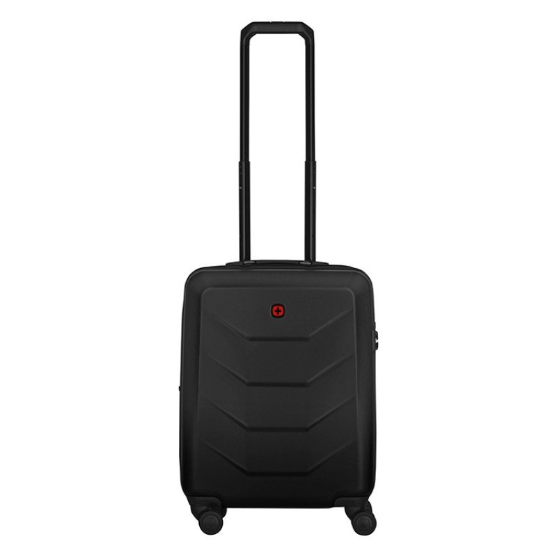 Чемодан WENGER Prymo, чёрный, малый, 40х55х20 см, 36 л, ABS+PC