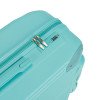 Чемодан TORBER В Отпуск, бирюзовый, ABS-пластик, 48 х 29,5 х 72 см, 80 л, 3,4 кг Чемодан TORBER В Отпуск, бирюзовый, ABS-пластик, 48 х 29,5 х 72 см, 80 л, 3,4 кг