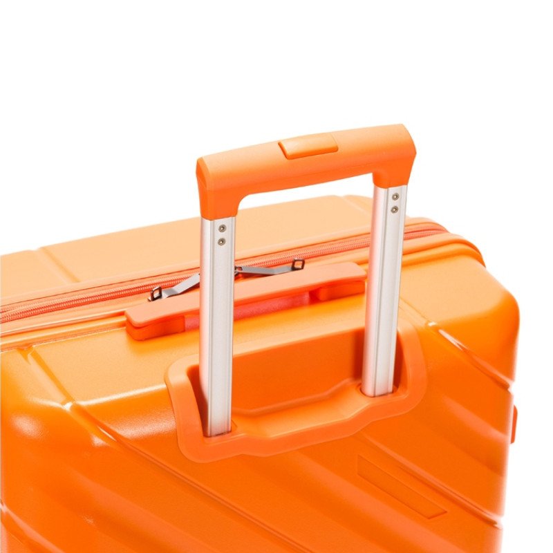 Чемодан TORBER В Отпуск, оранжевый, полипропилен, 54,5 х 33,5 х 79 см, 135 л