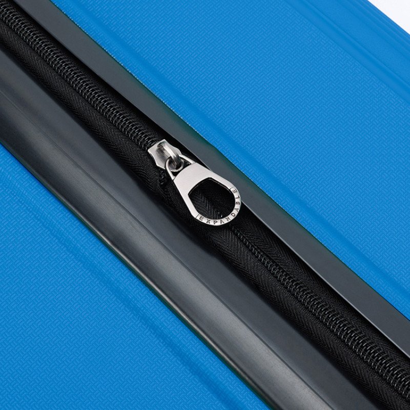 Чемодан TORBER В Отпуск, ярко-синий, полипропилен, 65,5 х 43,5 х 26 см, 62 л