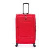 Чемодан TORBER БРОСНО, красный, нейлон 600D, 48 х 30 х 78 см, 85 л