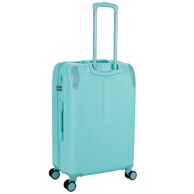 Чемодан TORBER В Отпуск, бирюзовый, ABS-пластик, 48 х 29,5 х 72 см, 80 л, 3,4 кг Чемодан TORBER В Отпуск, бирюзовый, ABS-пластик, 48 х 29,5 х 72 см, 80 л, 3,4 кг