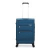 Чемодан TORBER ВИВИ, синий, полиэстер, 44 х 25 х 67 см, 63 л