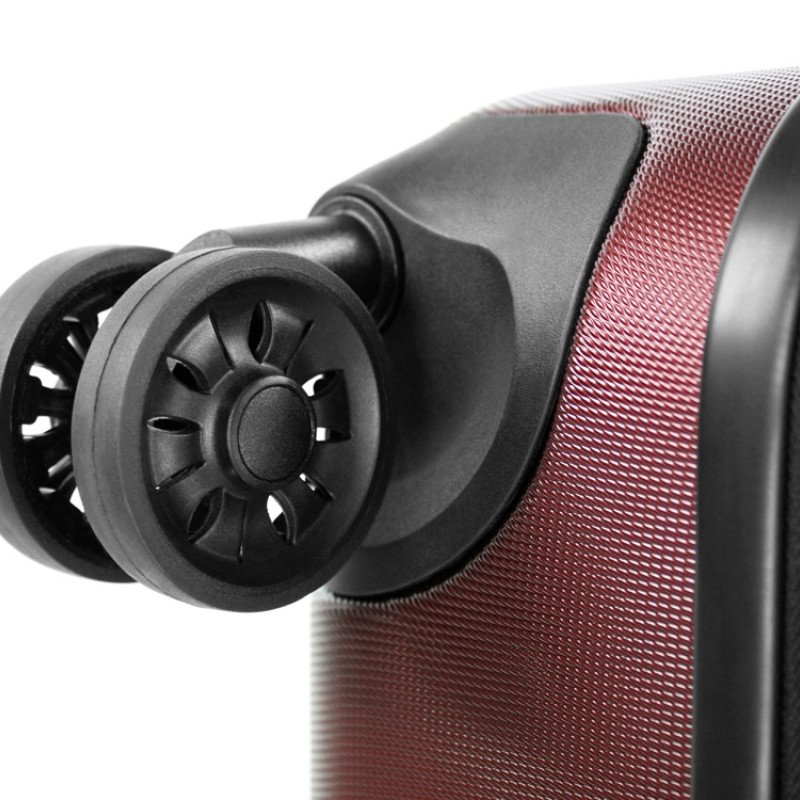 Чемодан для ручной клади BUGATTI ГАЛАТЕЯ | GALATEA, бордовый, поликарбонат / АБС-пластик, 36,5х24,5х56 см, 38 л