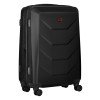 Чемодан WENGER Prymo, чёрный, средний, 45х65х26 см, 59 л, ABS+PC