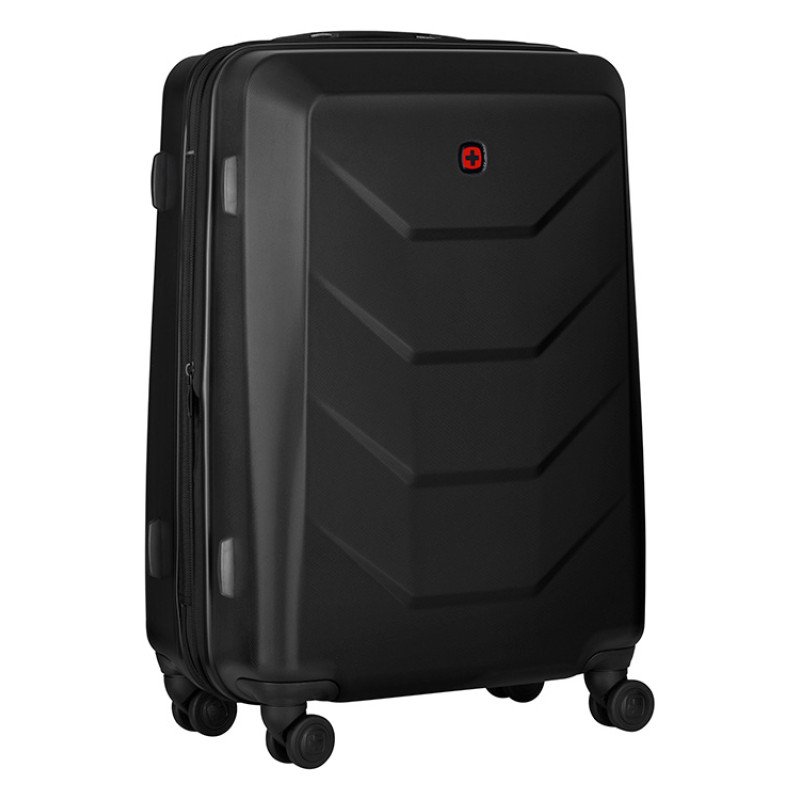 Чемодан WENGER Prymo, чёрный, средний, 45х65х26 см, 59 л, ABS+PC