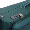 Чемодан TORBER СЕЙД, тёмно-зелёный, нейлон 600D, 48 х 26,5 х 78 см, 85 л
