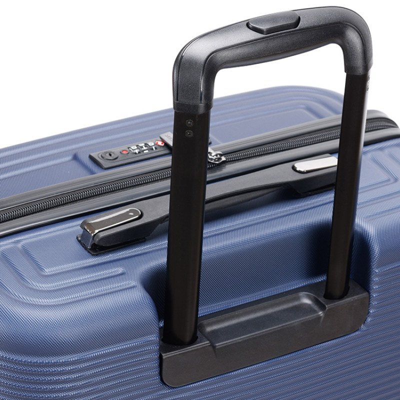 Чемодан TORBER ОНЕГА, синий, ABS-пластик, 69,5 х 46 х 26 см, 69 л