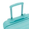 Чемодан TORBER В Отпуск, бирюзовый, ABS-пластик, 41 х 25 х 61 см, 48 л, 2,7 кг