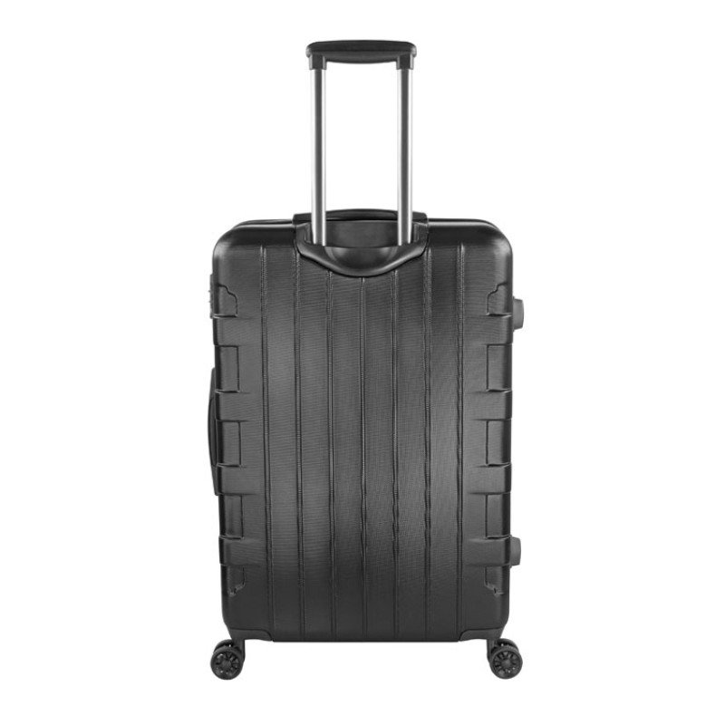 Чемодан BUGATTI ГАЛАТЕЯ | GALATEA, чёрный, поликарбонат / АБС-пластик, 53х30,5х77 см, 96 л