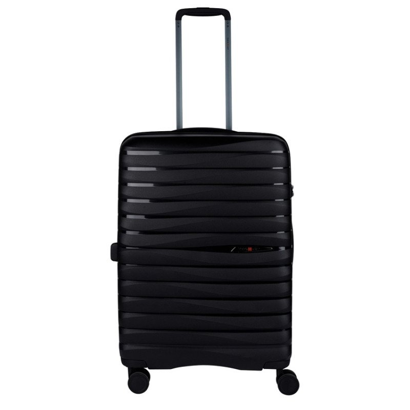 Чемодан Eberhart Dune средний М полипропилен черный 46D-009-424