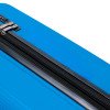 Чемодан TORBER В Отпуск, ярко-синий, полипропилен, 55 х 36 х 21,5 см, 37 л