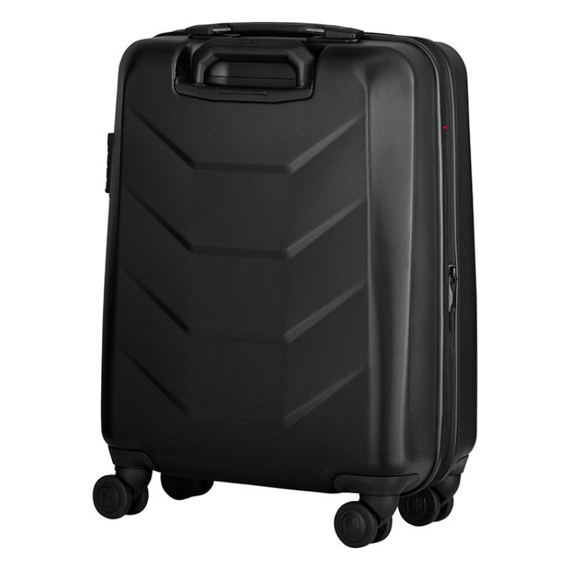 Чемодан WENGER Prymo, чёрный, малый, 40х55х20 см, 36 л, ABS+PC