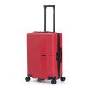 Чемодан TORBER ЭЛЬТОН, красный, ABS-пластик, 41 х 28 х 68 см, 64 л