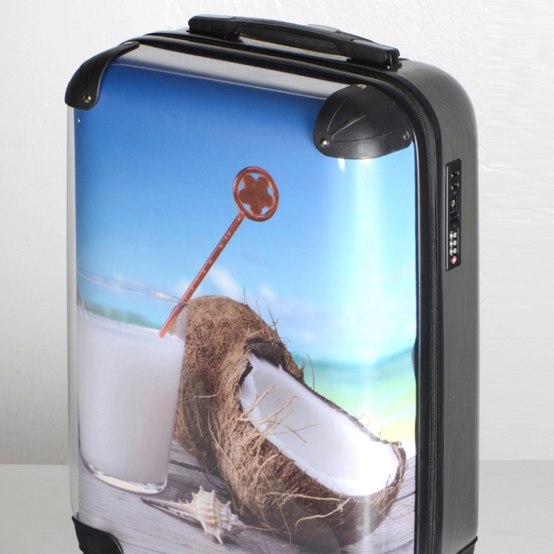 Чемодан прозрачный «Visit» со сменной вставкой