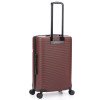 Чемодан TORBER ОНЕГА, бордовый, ABS-пластик, 79,5 х 51 х 29 см, 103 л