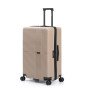 Чемодан TORBER ЭЛЬТОН, песочный, ABS-пластик, 47 х 29 х 78 см, 96 л