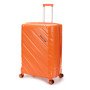 Чемодан TORBER В Отпуск, оранжевый, полипропилен, 54,5 х 33,5 х 79 см, 135 л