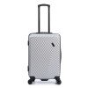 Чемодан TORBER ЛАМА, серебристый, ABS-пластик, 43 х 25,5 х 67 см, 62 л