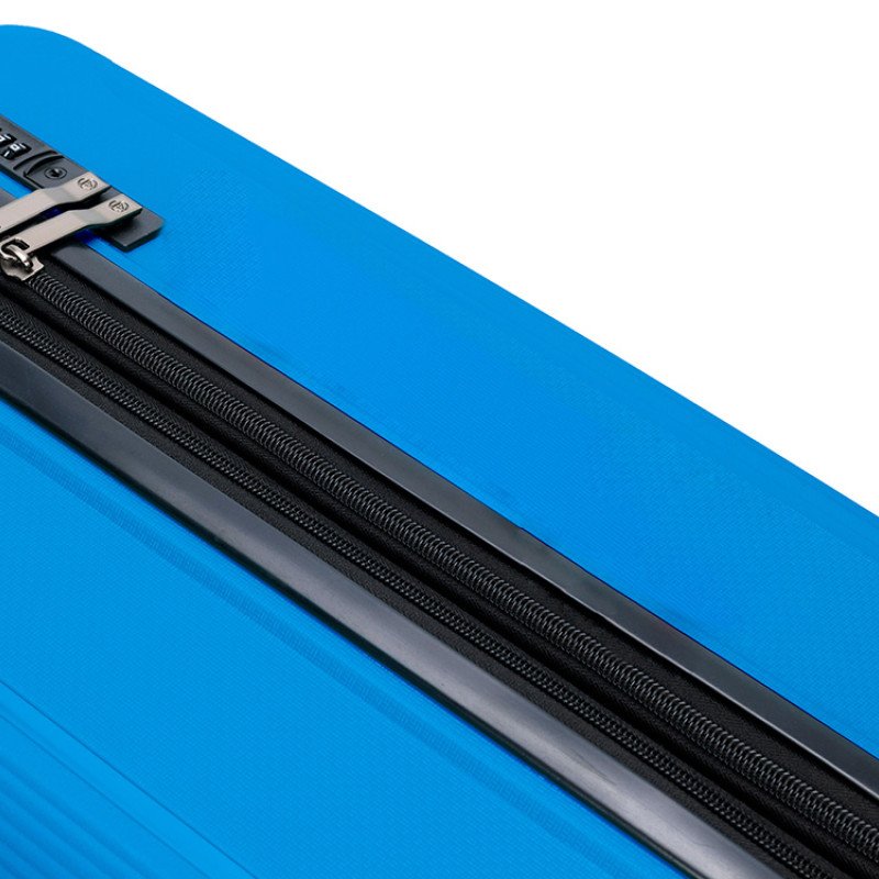 Чемодан TORBER В Отпуск, ярко-синий, полипропилен, 55 х 36 х 21,5 см, 37 л