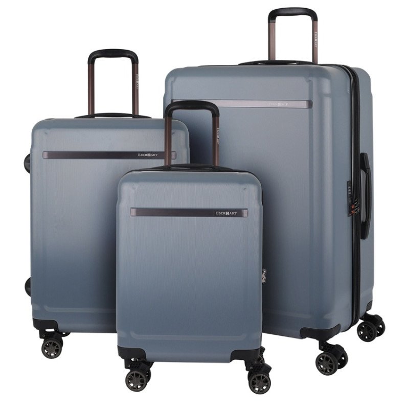 Чемодан Eberhart Craft большой L поликарбонат синий графит 08C-016-428