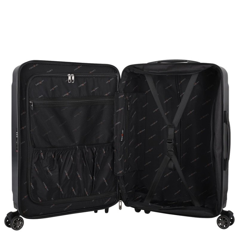 Чемодан Eberhart Craft средний M поликарбонат черный 08C-009-424