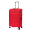 Чемодан TORBER БРОСНО, красный, нейлон 600D, 48 х 30 х 78 см, 85 л