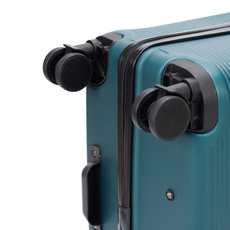 Чемодан TORBER ОНЕГА, зелёный, ABS-пластик, 79,5 х 51 х 29 см, 103 л