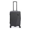 Чемодан TORBER ЛАМА, чёрный, ABS-пластик, 43 х 25,5 х 67 см, 62 л