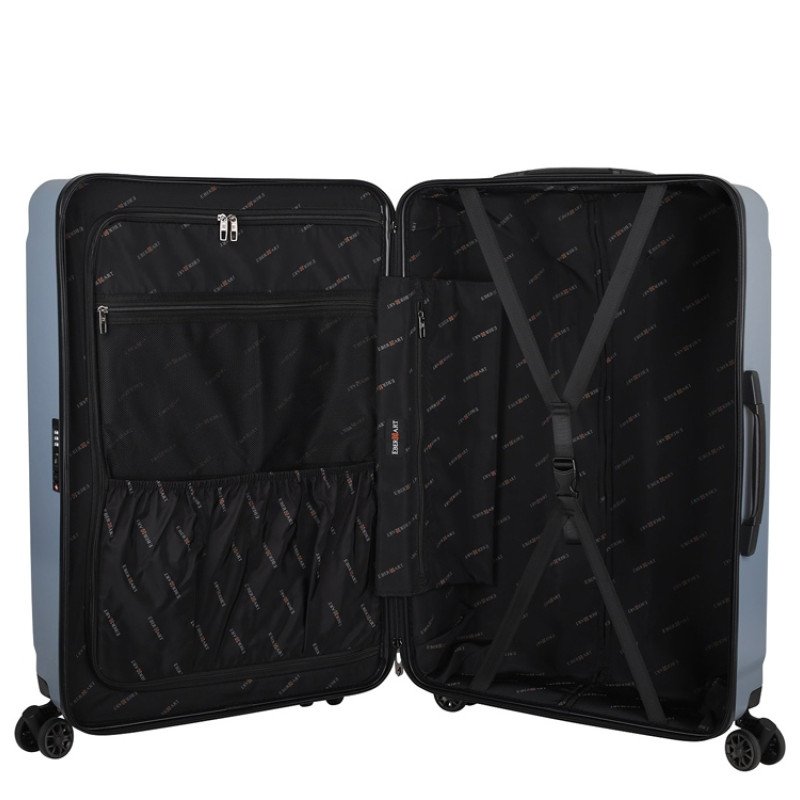 Чемодан Eberhart Craft большой L поликарбонат синий графит 08C-016-428