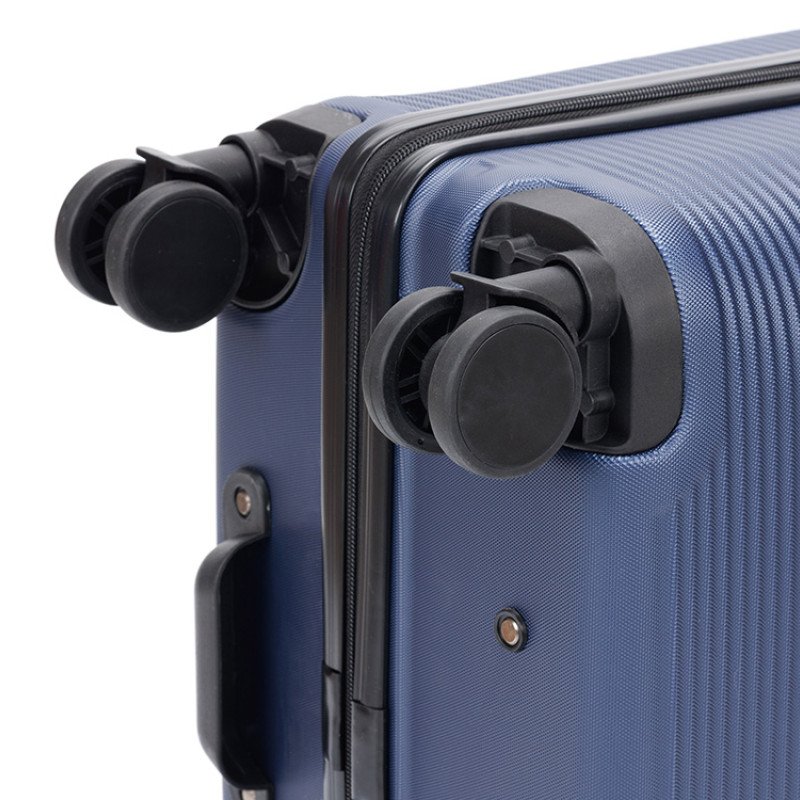 Чемодан TORBER ОНЕГА, синий, ABS-пластик, 69,5 х 46 х 26 см, 69 л