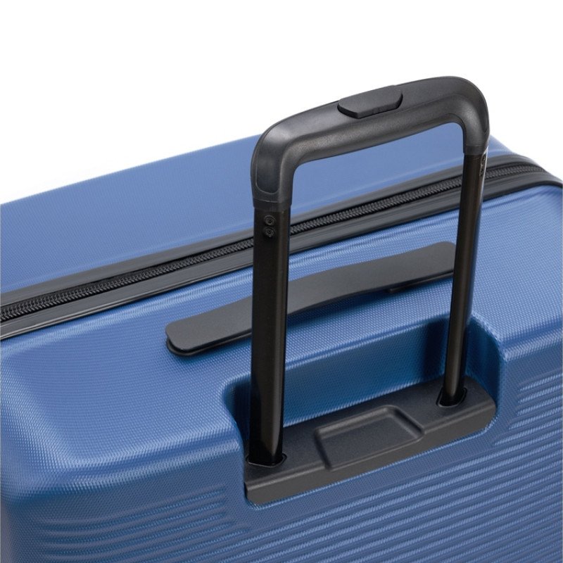 Чемодан TORBER КАСПИЙ, тёмно-синий, ABS-пластик, 49 х 29 х 78 см, 96 л
