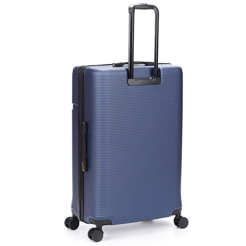 Чемодан TORBER ОНЕГА, синий, ABS-пластик, 79,5 х 51 х 29 см, 103 л