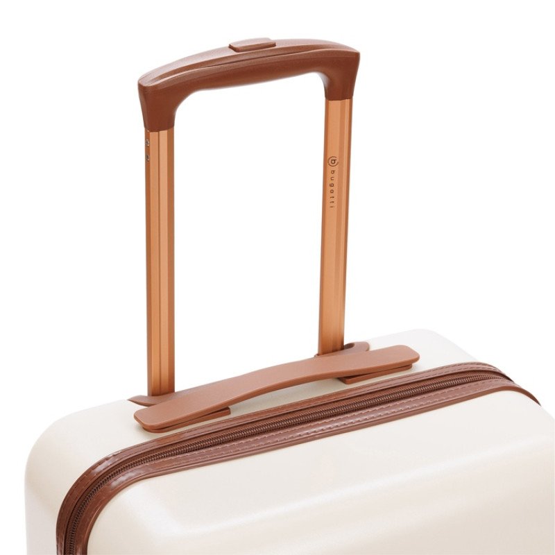 Чемодан BUGATTI АМЕЛИЯ | AMELIA, бежевый, поликарбонат / АБС-пластик, 42х24х67 см, 55 л