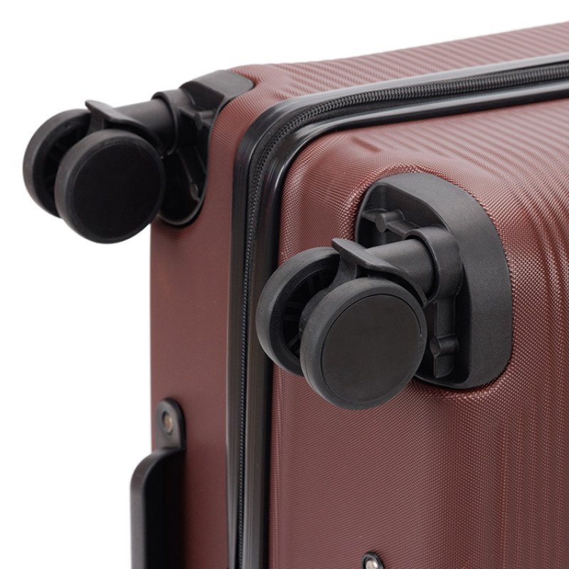 Чемодан TORBER ОНЕГА, бордовый, ABS-пластик, 69,5 х 46 х 26 см, 69 л
