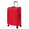Чемодан TORBER БРОСНО, красный, нейлон 600D, 43,5 х 26 х 68 см, 56 л