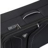Чемодан TORBER НЕРО, чёрный, переработанный ПЭТ, 48 х 28 х 79 см, 90 л