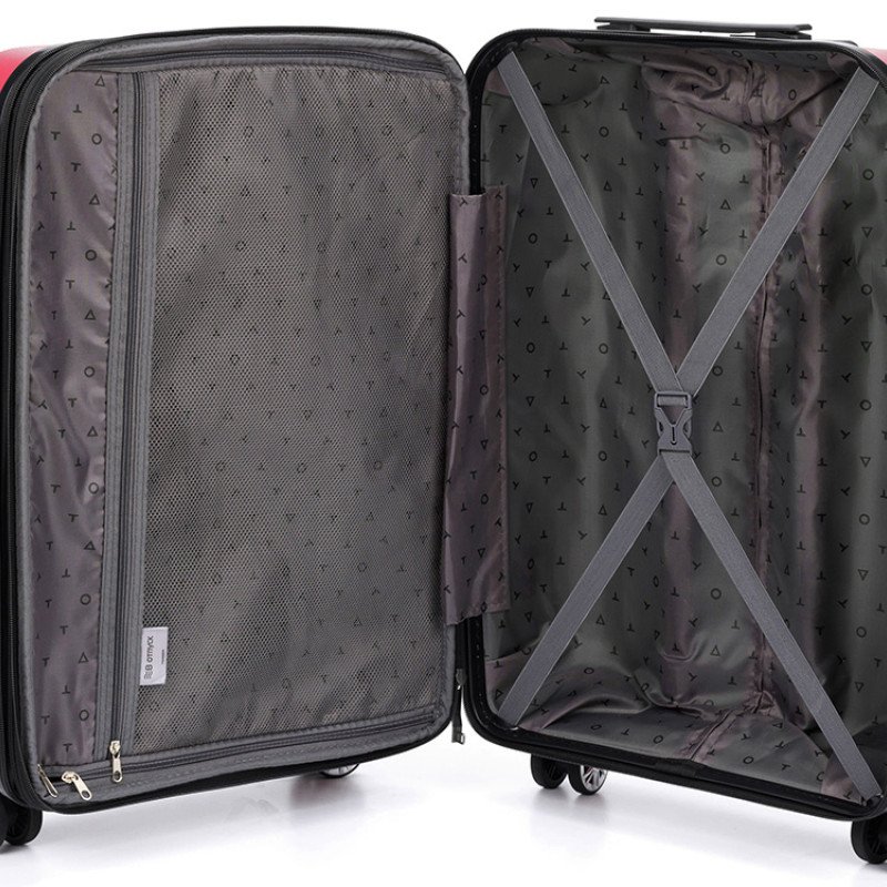 Чемодан TORBER В Отпуск, ярко-розовый, полипропилен, 65,5 х 43,5 х 26 см, 62 л